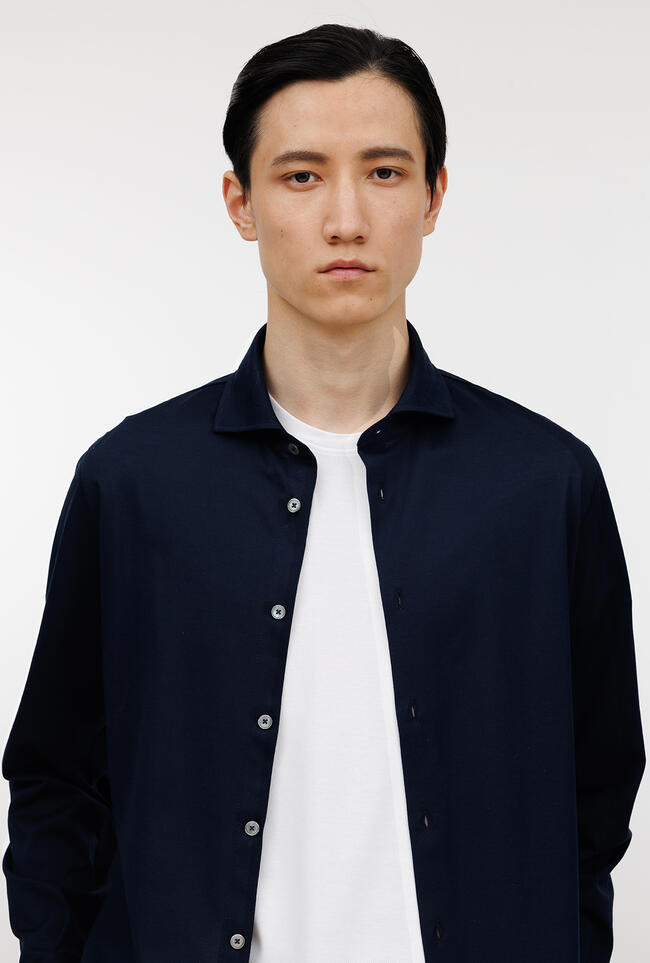 Camicia in piquet ROYAL RED - Ferrante | img vers.1300x/