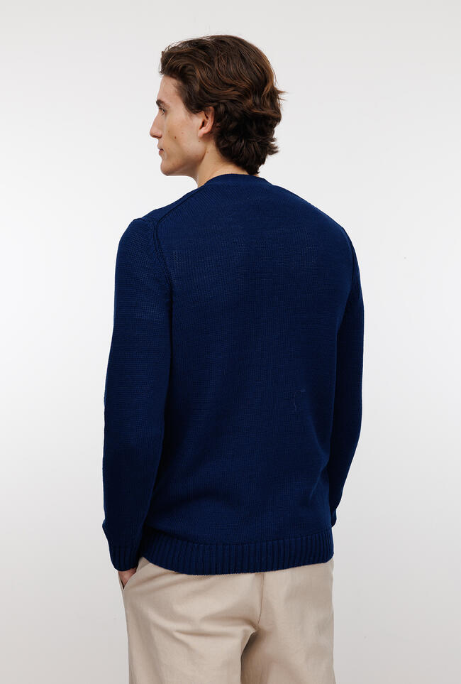 Cardigan in cotone ROYAL RED - Ferrante | img vers.1300x/