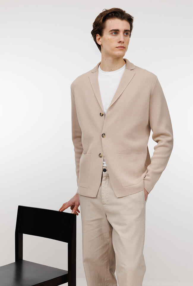 Giacca in puro cotone ROYAL RED - Ferrante | img vers.1300x/