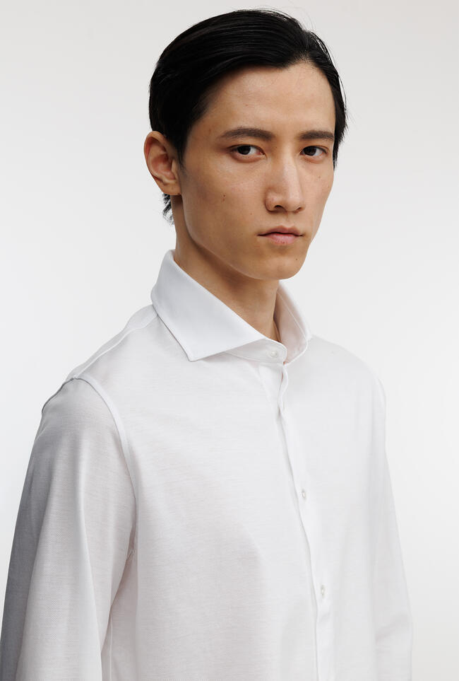 Camicia in piquet ROYAL RED - Ferrante | img vers.1300x/