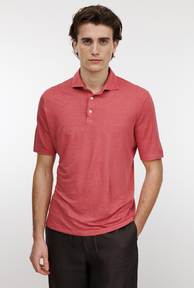 Polo jersey tinta ROYAL RED - Ferrante | img vers.1300x/