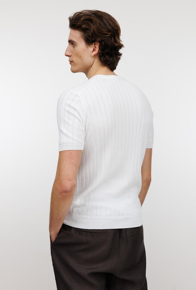 Girocollo a coste ROYAL RED - Ferrante | img vers.1300x/