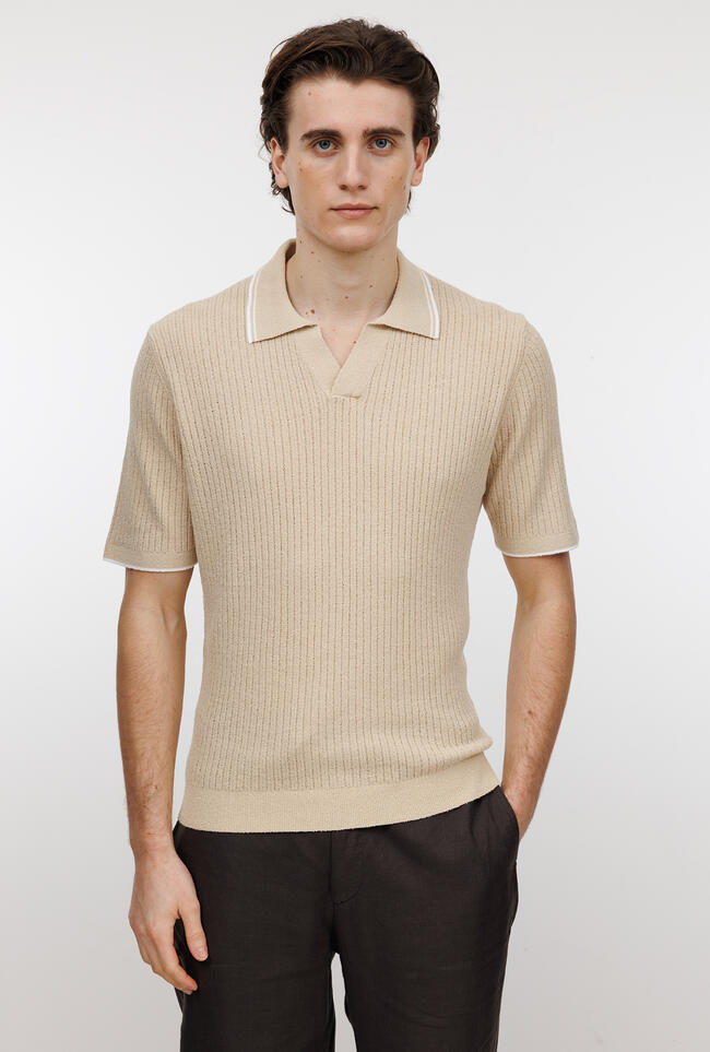 Polo mezza manica senza bottoni MAIN - Ferrante | img vers.1300x/