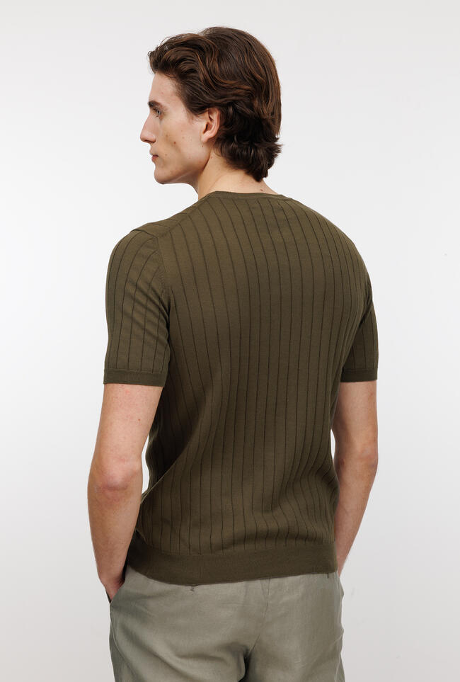 Girocollo a coste ROYAL RED - Ferrante | img vers.1300x/