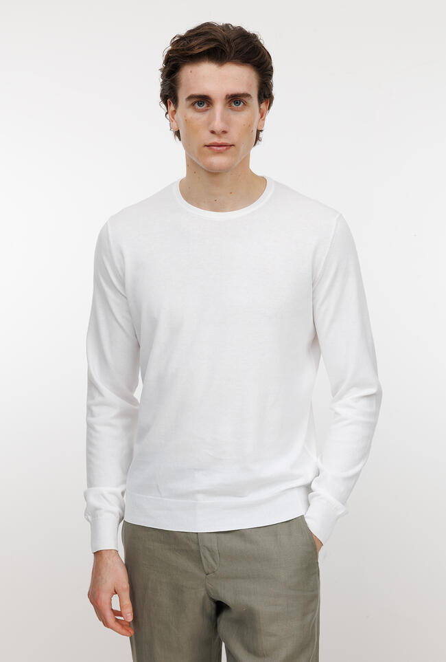 Girocollo in puro cotone ESSENTIAL - Ferrante | img vers.1300x/