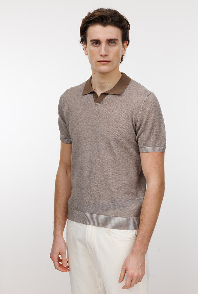 Polo vanisè senza bottoni MAIN - Ferrante | img vers.1300x/