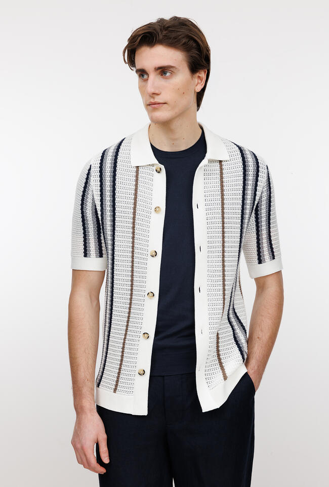 Camicia mezza manica in puro cotone MAIN - Ferrante | img vers.1300x/