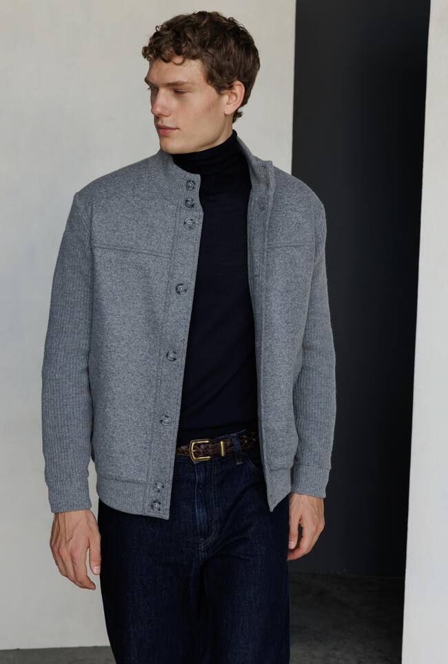 Padded knitted jacket MAIN - Ferrante | img vers.1300x/