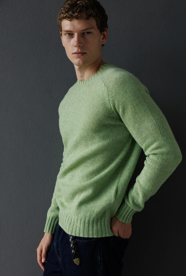 Girocollo in pura lana Shetland MAIN - Ferrante | img vers.1300x/