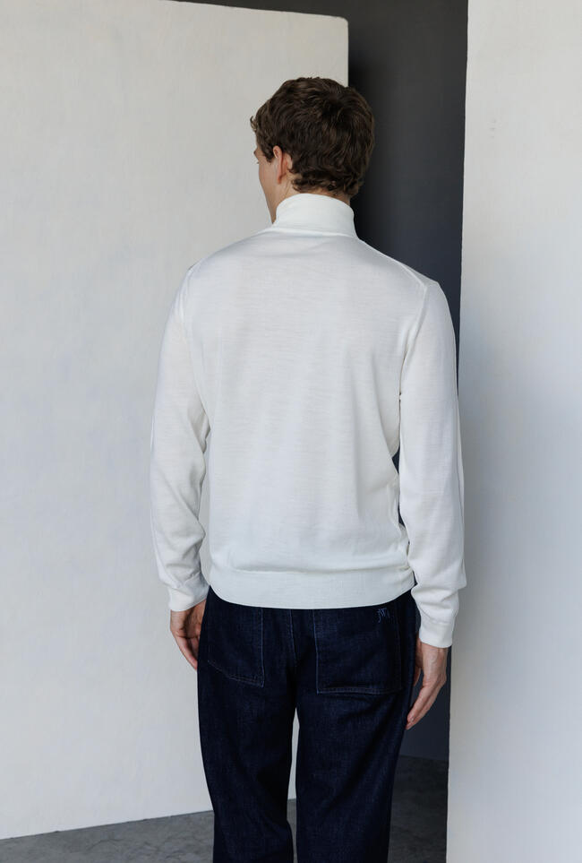 Brushed pure wool turtleneck ESSENTIAL - Ferrante | img vers.1300x/