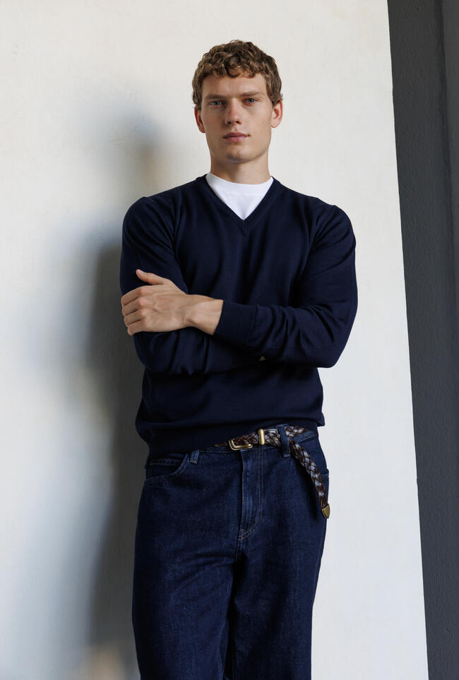 Pullover in lana pettinata ESSENTIAL - Ferrante | img vers.1300x/