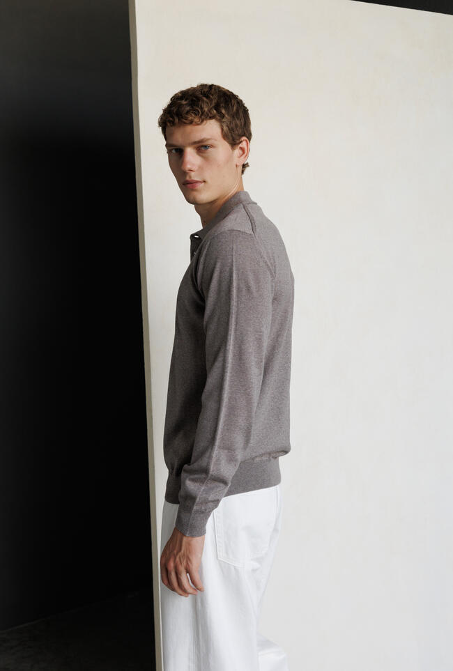 Polo in pura lana pettinata ESSENTIAL - Ferrante | img vers.1300x/