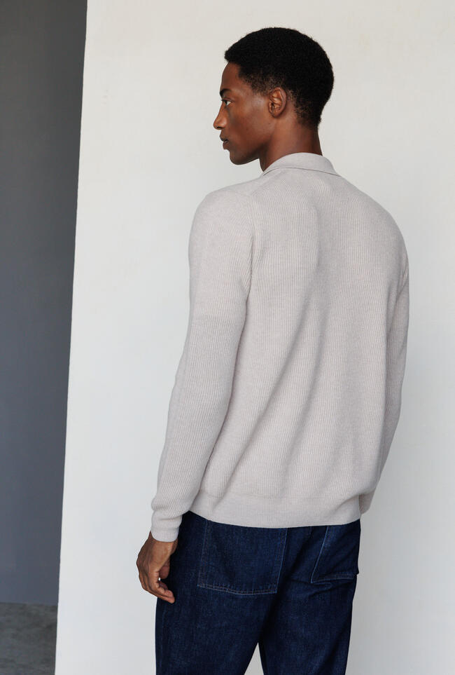 Giacca full zip in lana e cashmere ROYAL RED - Ferrante | img vers.1300x/