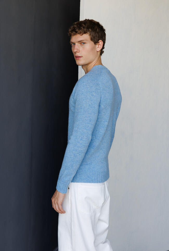 Girocollo in pura lana Shetland MAIN - Ferrante | img vers.1300x/