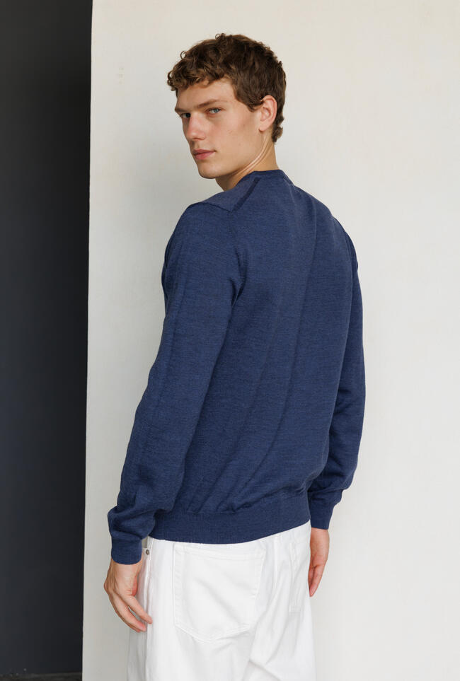 Girocollo in lana pettinata ESSENTIAL - Ferrante | img vers.1300x/