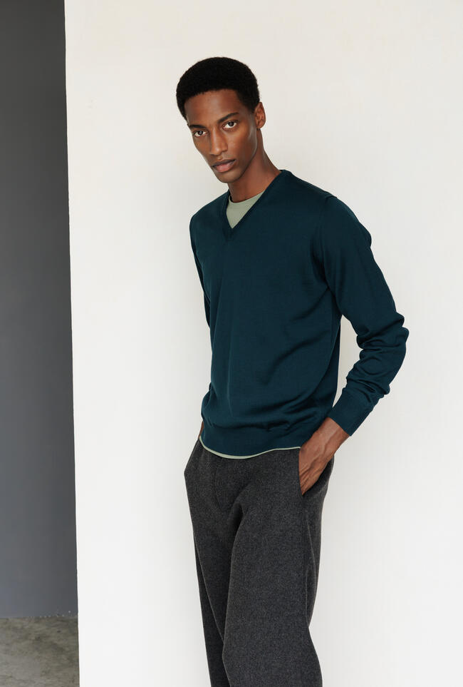 Pullover in lana pettinata ESSENTIAL - Ferrante | img vers.1300x/