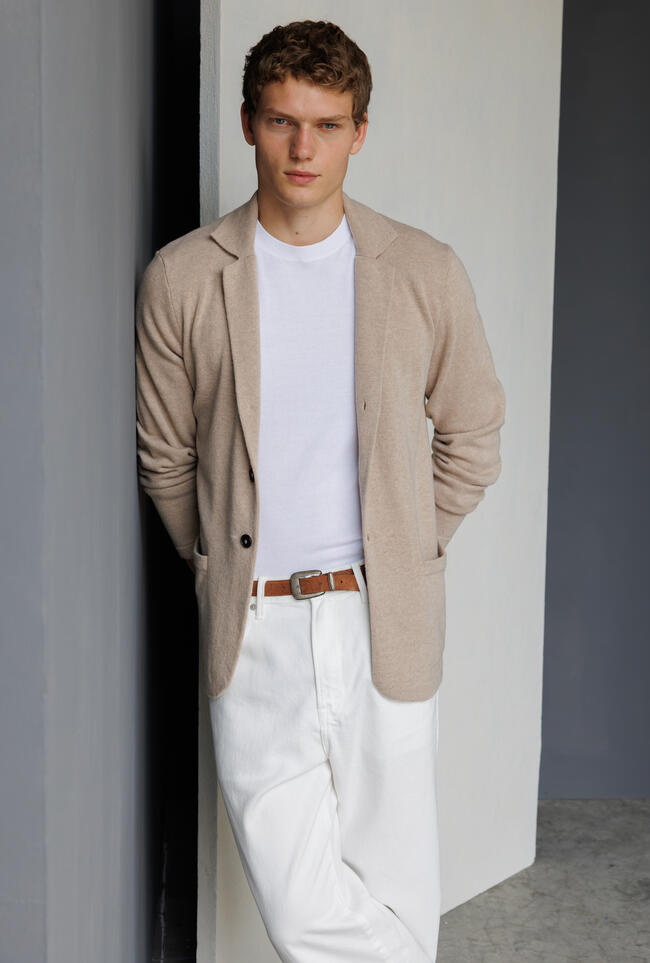 Giacca in pura lana cardata MAIN - Ferrante | img vers.1300x/