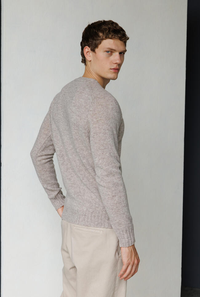 Girocollo in pura lana Shetland MAIN - Ferrante | img vers.1300x/