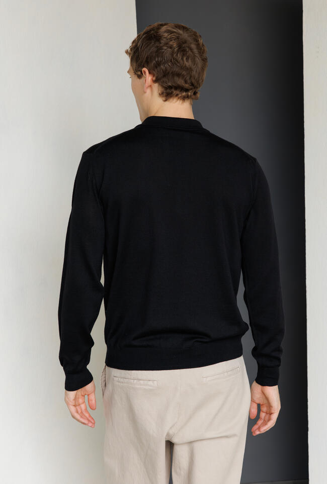 Polo in pura lana pettinata ESSENTIAL - Ferrante | img vers.1300x/
