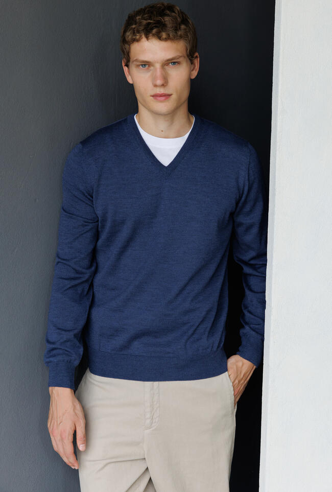 Pullover in lana pettinata ESSENTIAL - Ferrante | img vers.1300x/