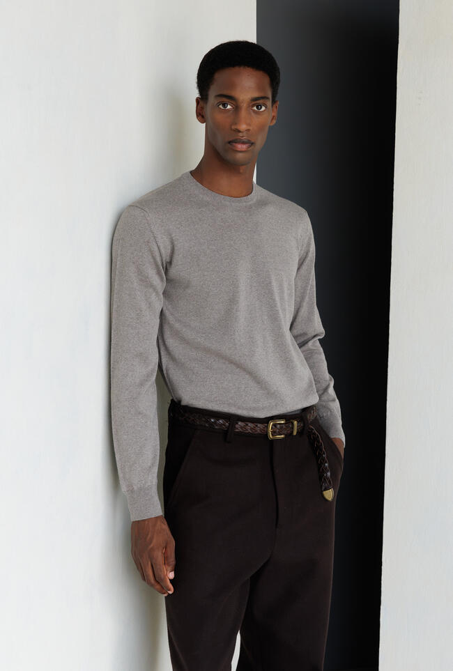 Girocollo in lana pettinata ESSENTIAL - Ferrante | img vers.1300x/