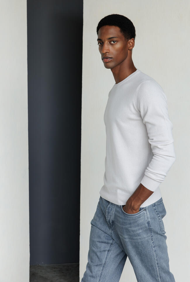 Girocollo in puro cashmere ROYAL RED - Ferrante | img vers.1300x/