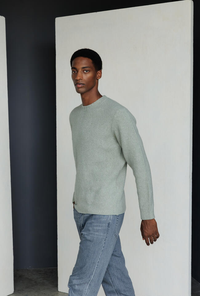 Girocollo bouclè in misto cashmere ROYAL RED - Ferrante | img vers.1300x/
