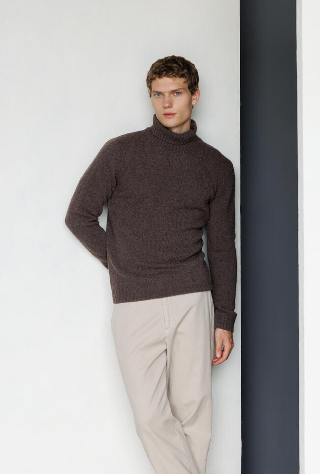 Dolcevita in cashmere malfilè ROYAL RED - Ferrante | img vers.1300x/