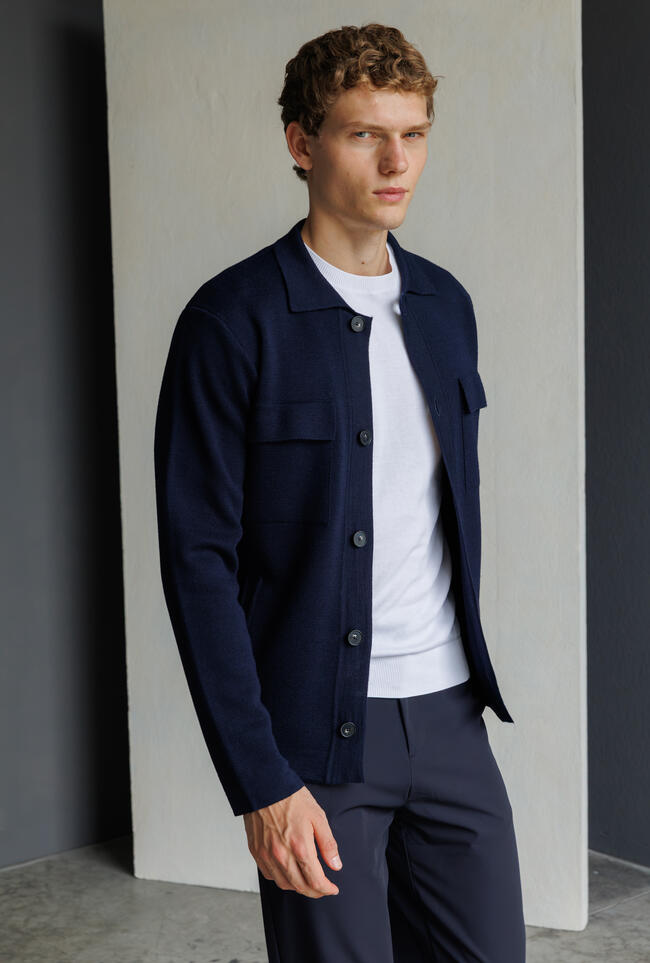 Giacca camicia in lana MAIN - Ferrante | img vers.1300x/